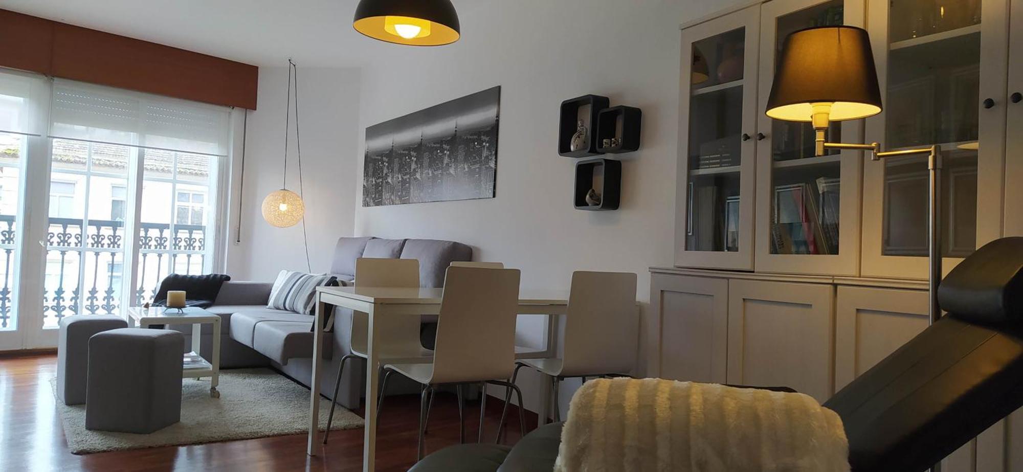 Moderno Y Luminoso 2 Dormitorios Con Todas Las Comodidades En Pontevedra Ciudad Kültér fotó